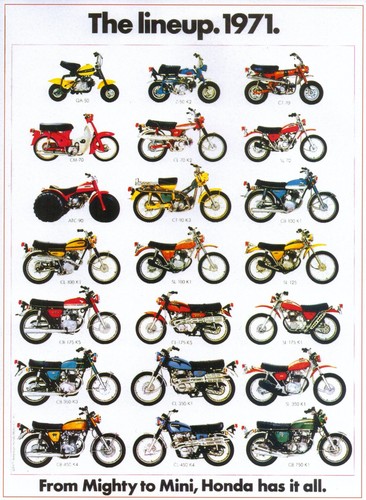 1971 honda motorcycle - 1971,