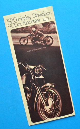 Original vintage 1970 harley - vintage,